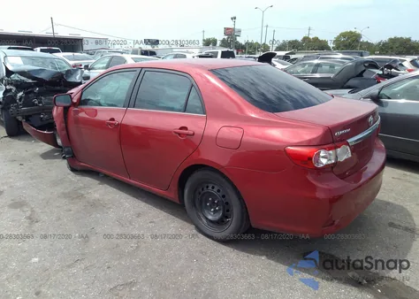 2013 Toyota Corolla Le z USA, uszkodzony, nr VIN 5YFBU4EE9DP158759
